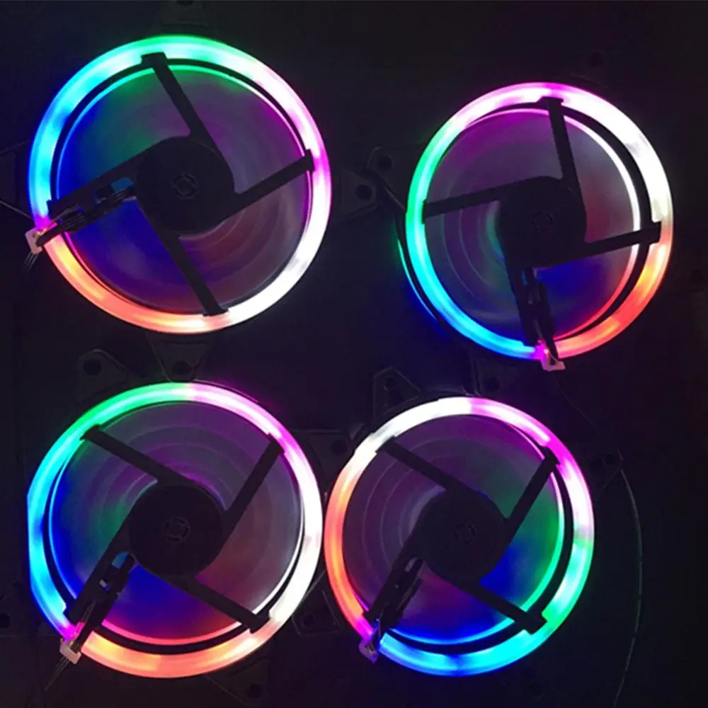 Вентилятор охлаждения для компьютера со светодиодной подсветкой 20 мм