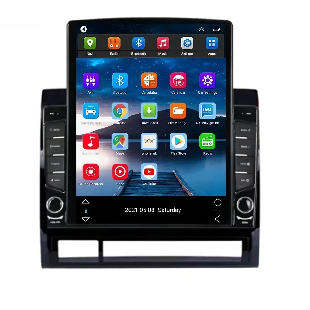 Автомобильный радиоприемник Tesla Style 2 Din Android 13 для TOYOTA Tacoma 2005-08 2009 мультимедийный