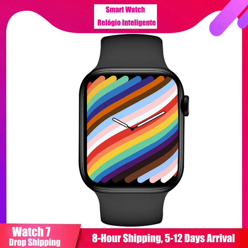 2022 Смарт-часы 7 для Android IOS телефонные звонки спортивные мужские женские