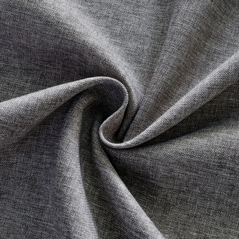 k water shower curtain elegant thicken grey imitation linen polyester waterproof for bathroom with hooks japanese 220cm wh free global shipping