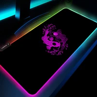 led mouse mat black mouse pad personalized rgb backlit cartoon rubber mat desk protector 800x300 xxl for gamer computer playmat