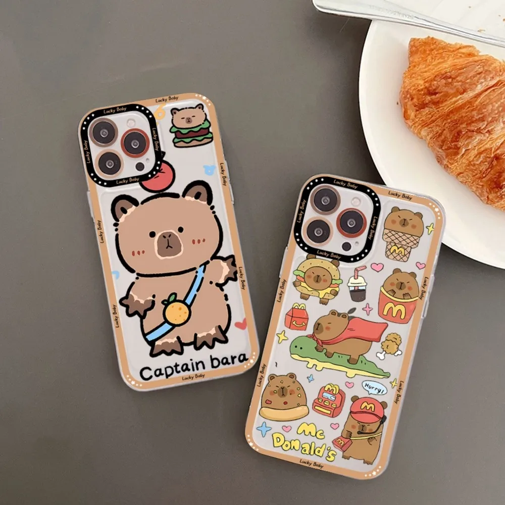 Funny Capybara Phone Case For Redmi 7 8 9 A Note 5 10 11 Pro Max 4G 5G Funfas