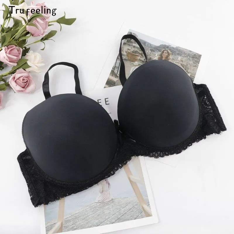 Trufeeling Sexy Ultra Thin Bras for Women Bra Lingerie Plus Size Comfort Fit Brassiere Under Wire Bralette Female Underwear