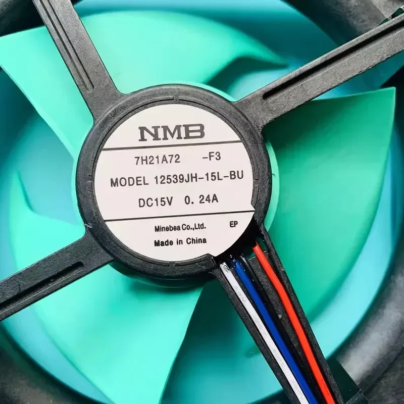 1 шт. Новинка 12539JH-15L-BU DC15V 0.24A 12 см для охлаждающего вентилятора холодильника