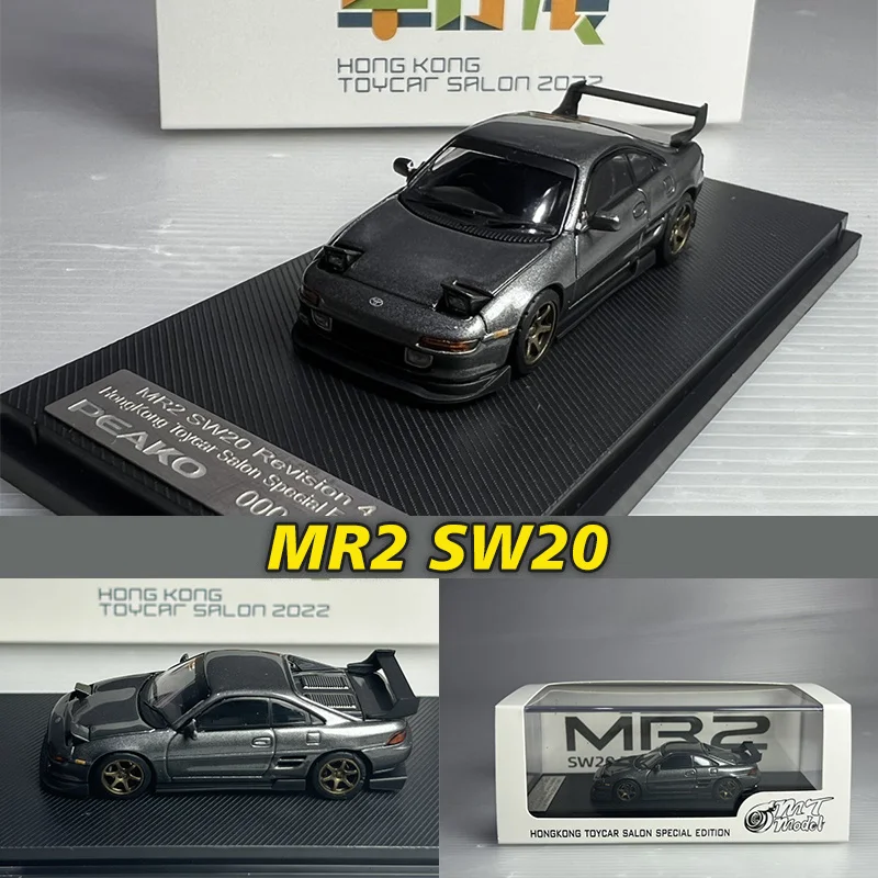 

MicroTurbo 1:64 MR2 SW20 Hong Kong Limited Grey Modified Gold Wheel Alloy Diorama Car Model Collection Miniature Carro Pre Sale