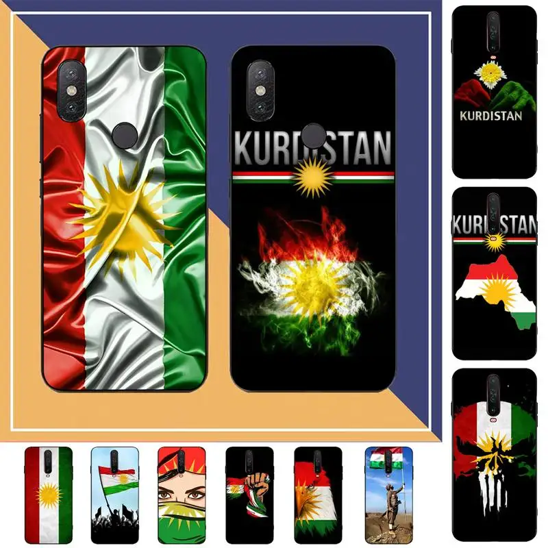 

FHNBLJ Kurdistan Flag Phone Case for Redmi Note 8 7 9 4 6 pro max T X 5A 3 10 lite pro
