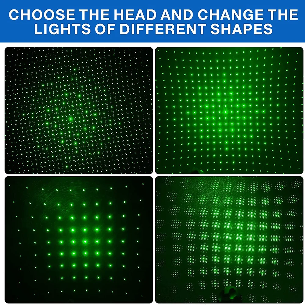 Зеленый лазерный прицел Красный Синий лазерная указка высокомощный лазер с