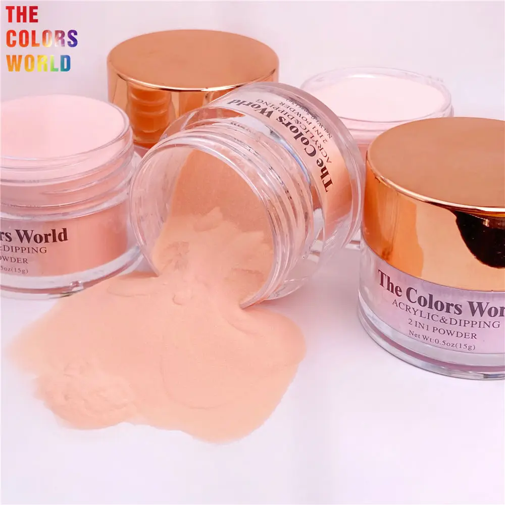 TCT-815 акриловая пудра розовый прозрачный белый акриловые ногти профессиональный