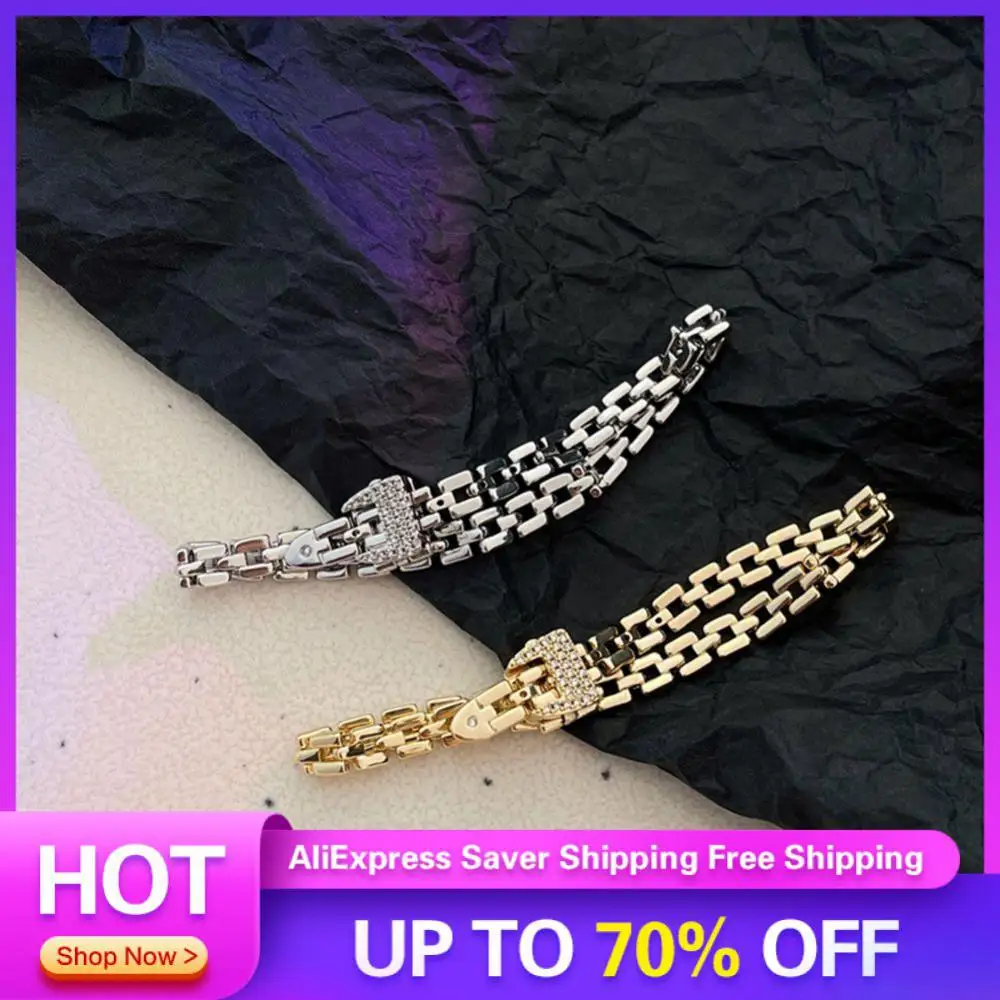 

Изысканный винтажный ремень из нержавеющей стали с микро-инкрустацией