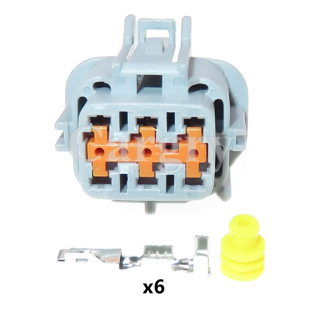 

1 комплект 6P Φ 6185-1175 Автомобильная фара, электрический кабель, разъем, светильник фара, проводной разъем для Nissan