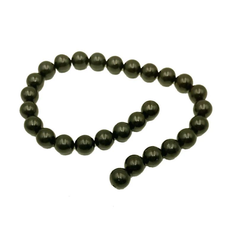 CHENYISHI 50%-70% высококачественные бусины Shungite из углеродного сплава оптовая продажа