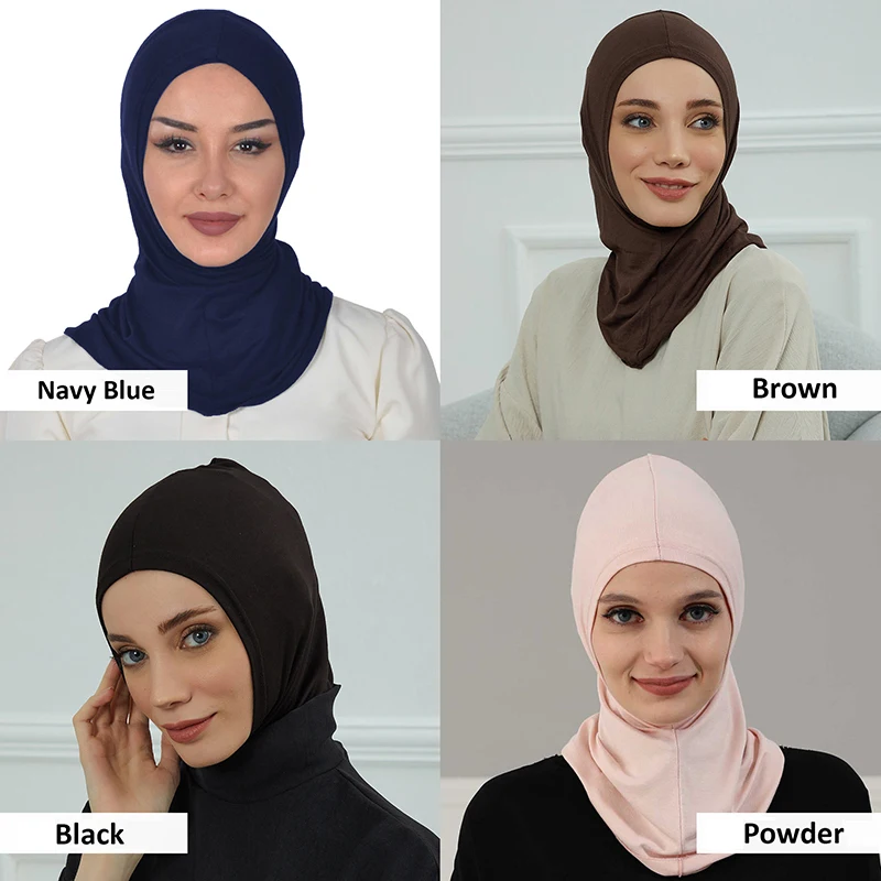 

Мусульманское нижнее белье, мягкая женская вуаль, женский шарф-тюрбан, головной платок для женщин, женский хиджаб