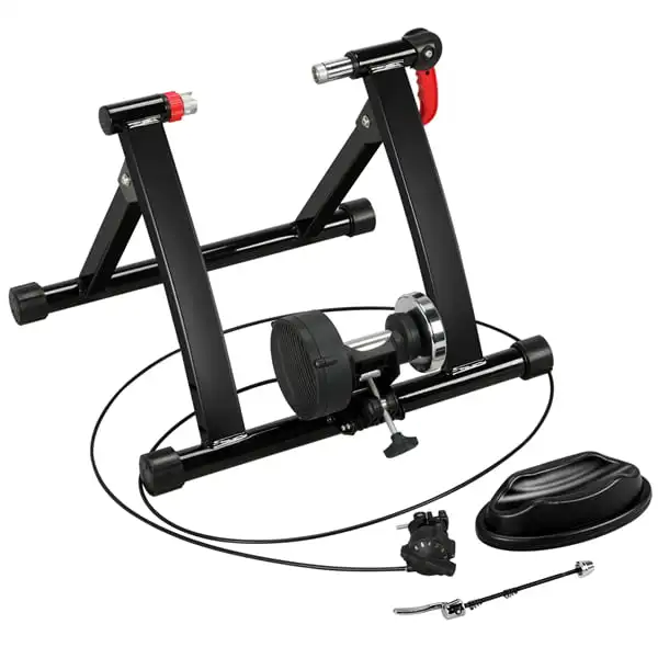 

Trainer with 6 Speed Level Handlebar Bicycle Exercise Magnetic Stand