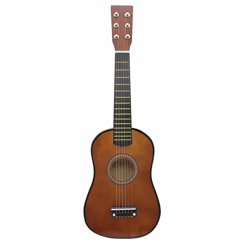 

23 Inch Folk Acoustic Guitar For Travel Beginners Kids Toy Kit Music Instrument Small Guitar Mini Ukulele Accessories