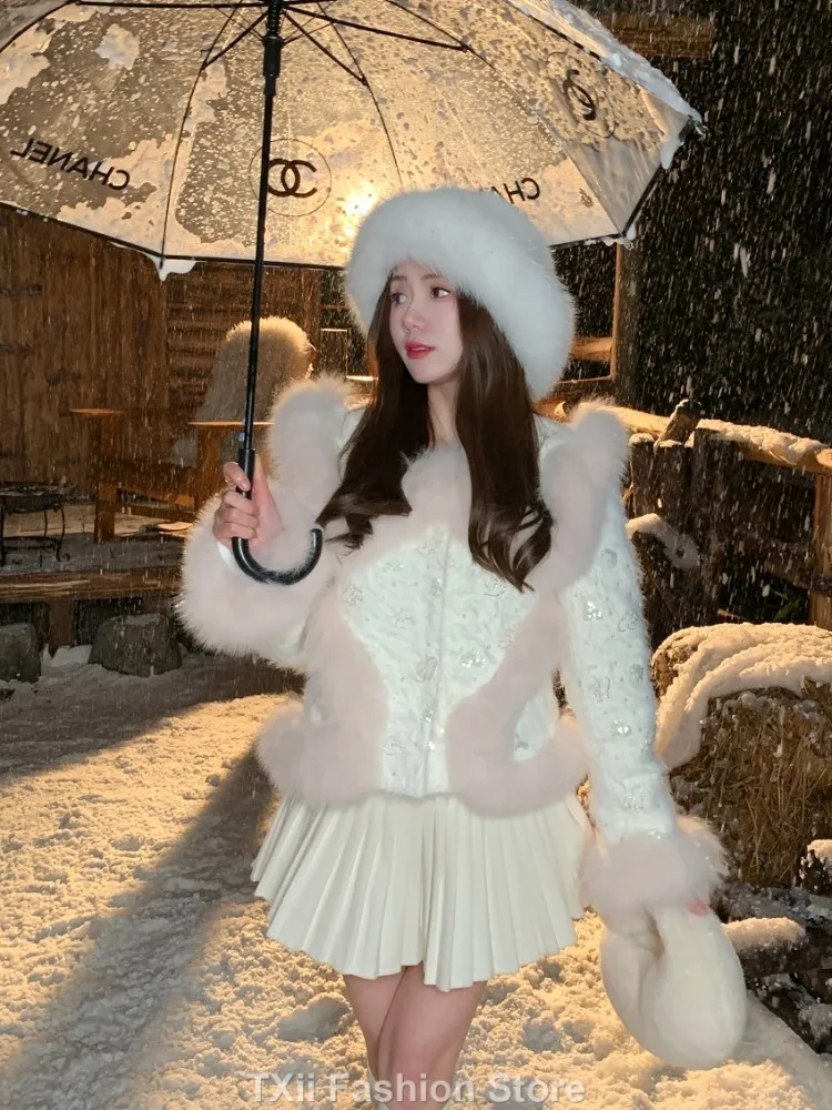 Модная новинка 2023 от TXii [Встреча с манхэттеном] Маленькая женская куртка из