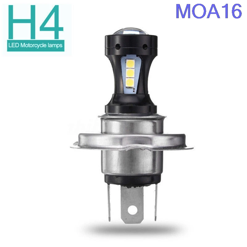 

1 Pc H4 18W 6500K LED Light Super Bright White Head Car Light Lamp Bulb 67.4 x 47.3mm New Arrival 2021