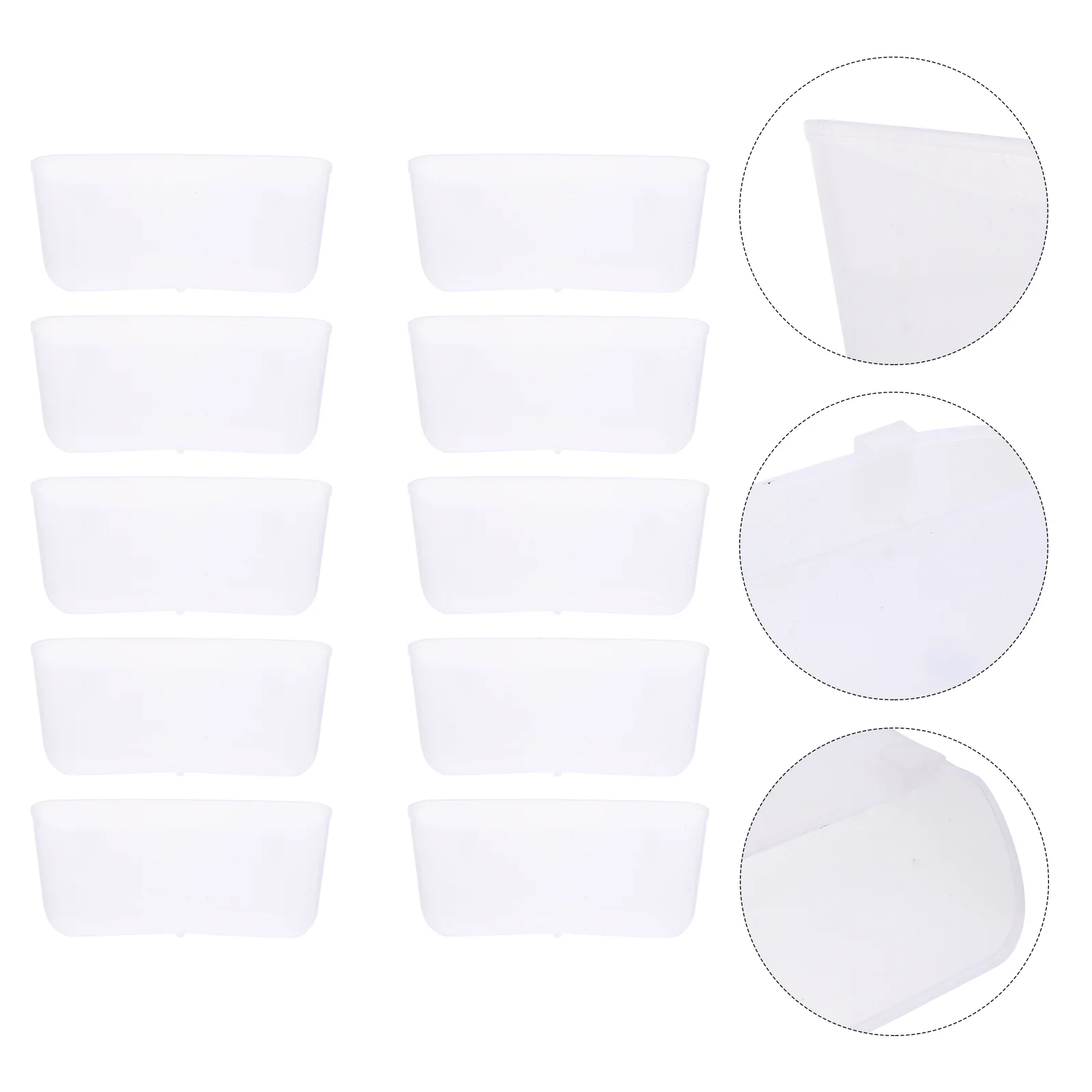 

10pcs Birds Feeder Pigeon Cage Feeding Boxes Pigeon Feeder Pigeon Cage Accessory