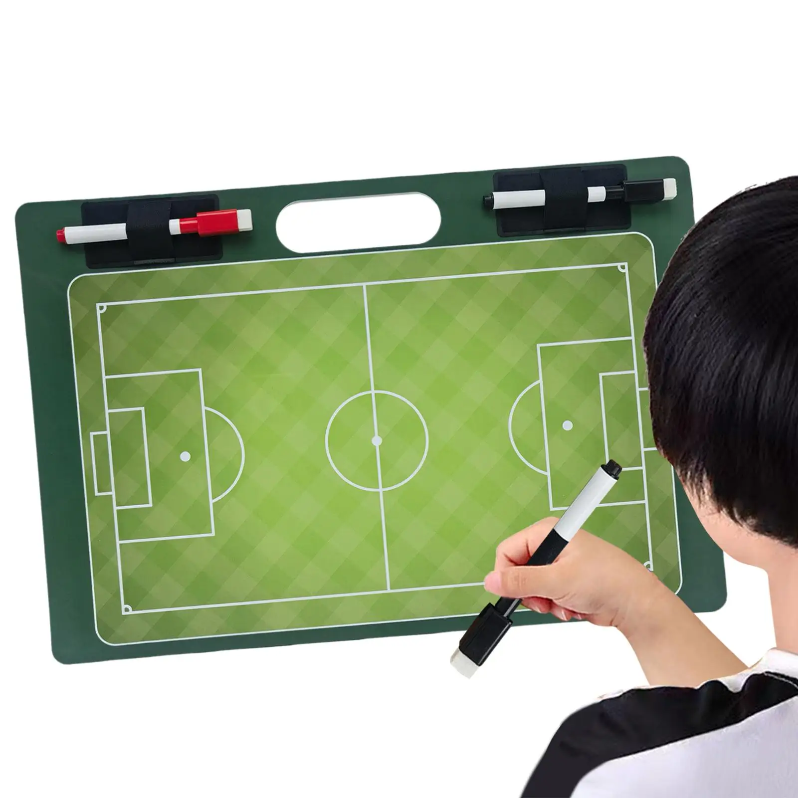 

Football Coaching Board Gifts Referee Gear Portable Marker Board Coaches Clipboard Soccer for Football Teaching Soccer Training