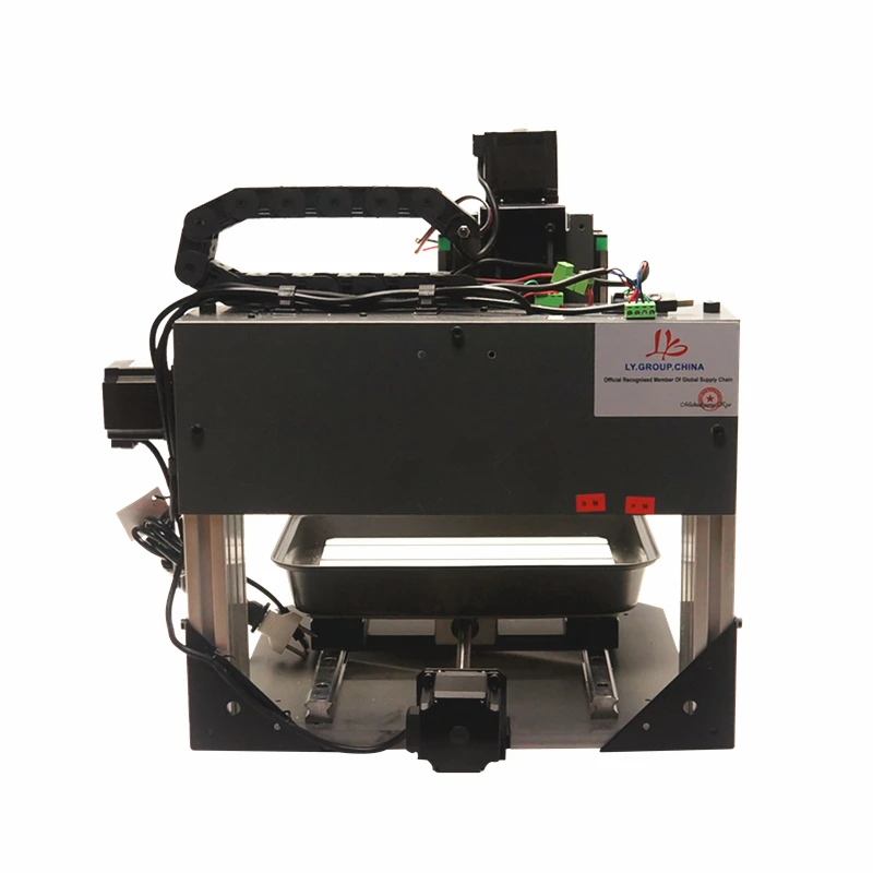 

Mini CNC Router 3020 DIY Metal Engraving Wood Router 4 Axis 5 Axis Woodworking Lathe 500W USB Port Square Line Rail With Sink