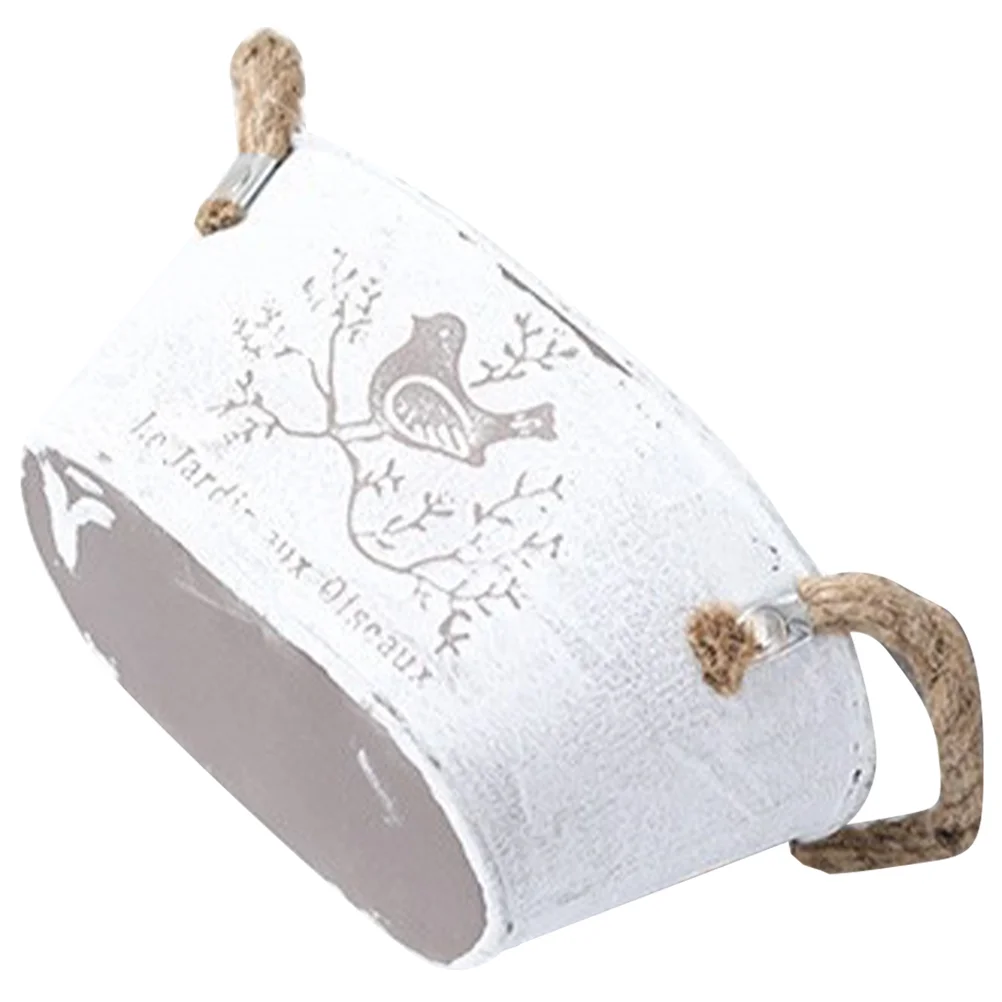 

Decorative Vase Retro Iron Flower Pot Garden Planter Decoration Home Pots Indoor Plants For