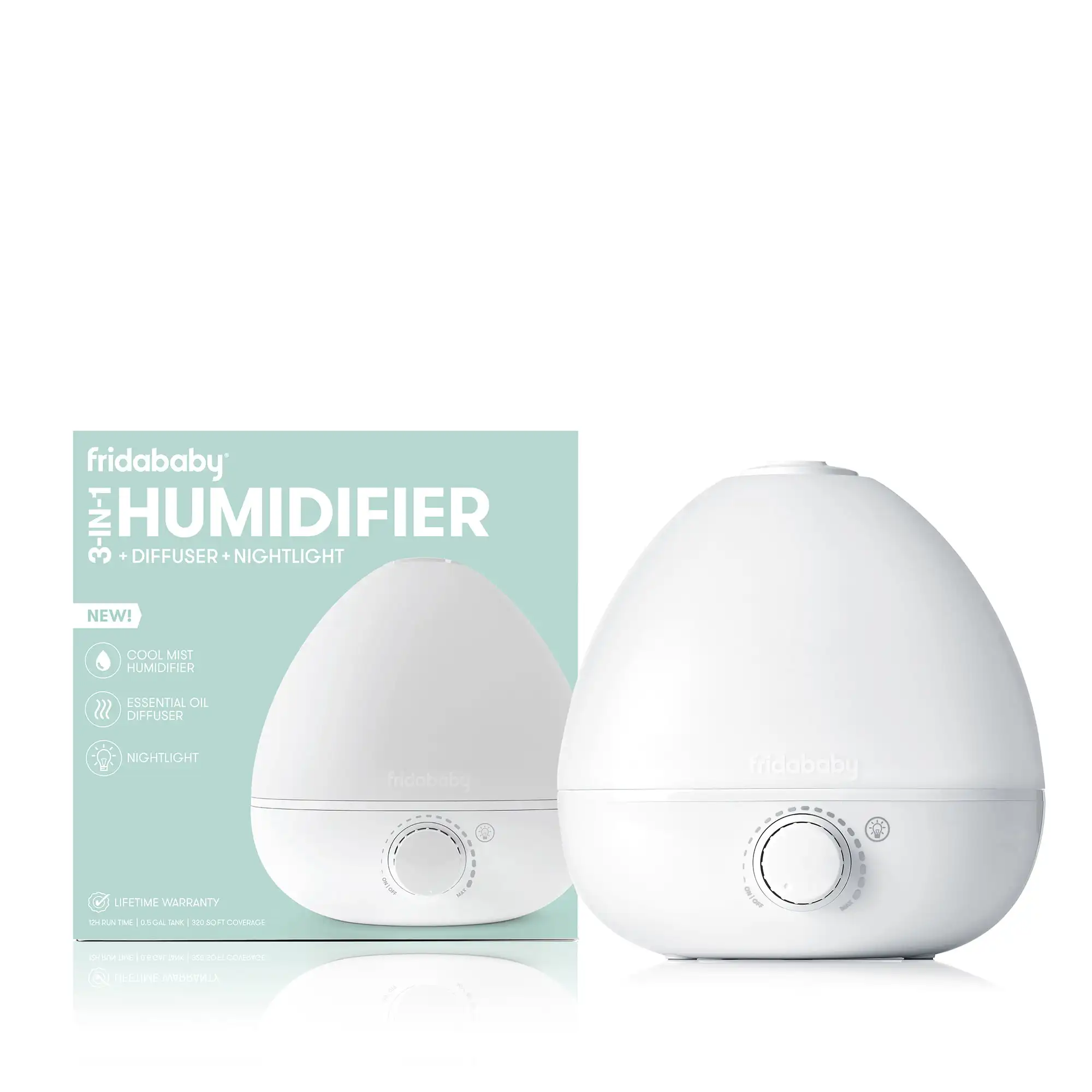 

HUANQIUBreatheFrida 3-in-1 Humidifier, Diffuser and Nightlight