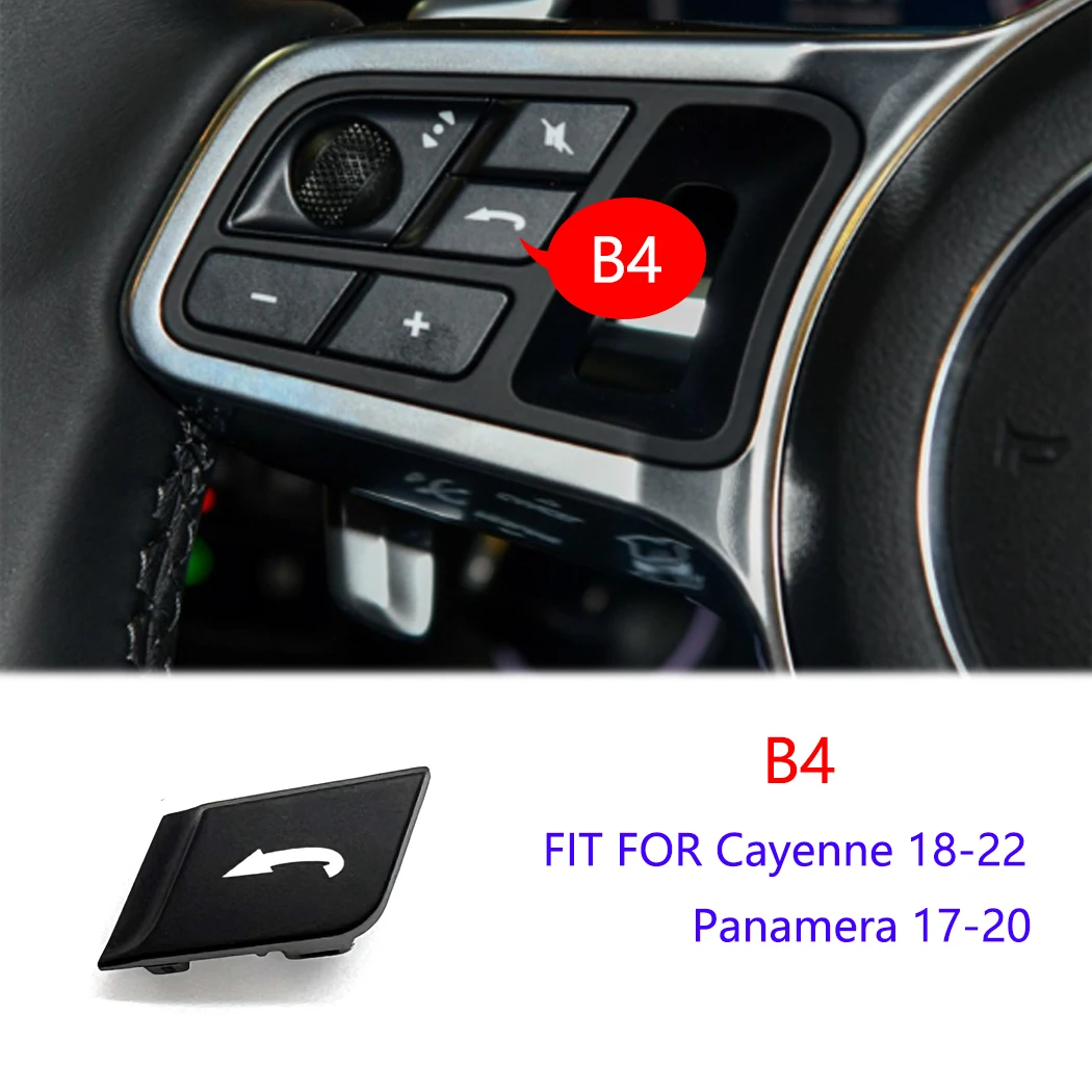 

Многофункциональная кнопка на руле, регулировка громкости, кнопка переключения телефона для Porsche 2018-2022 Cayenne для Panamera 2017-2020 гг.