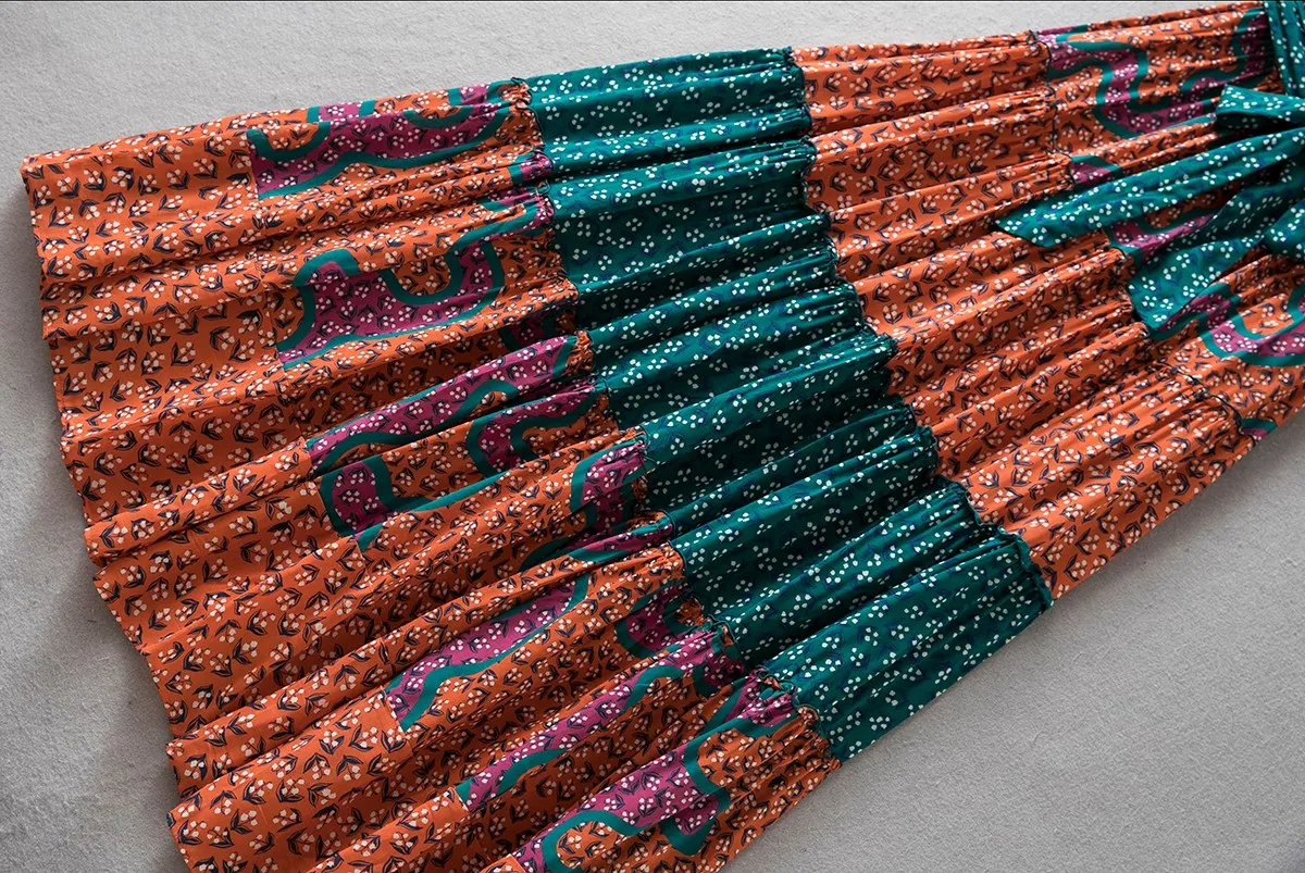 Платье макси с рукавами и поясом US 2-US 12