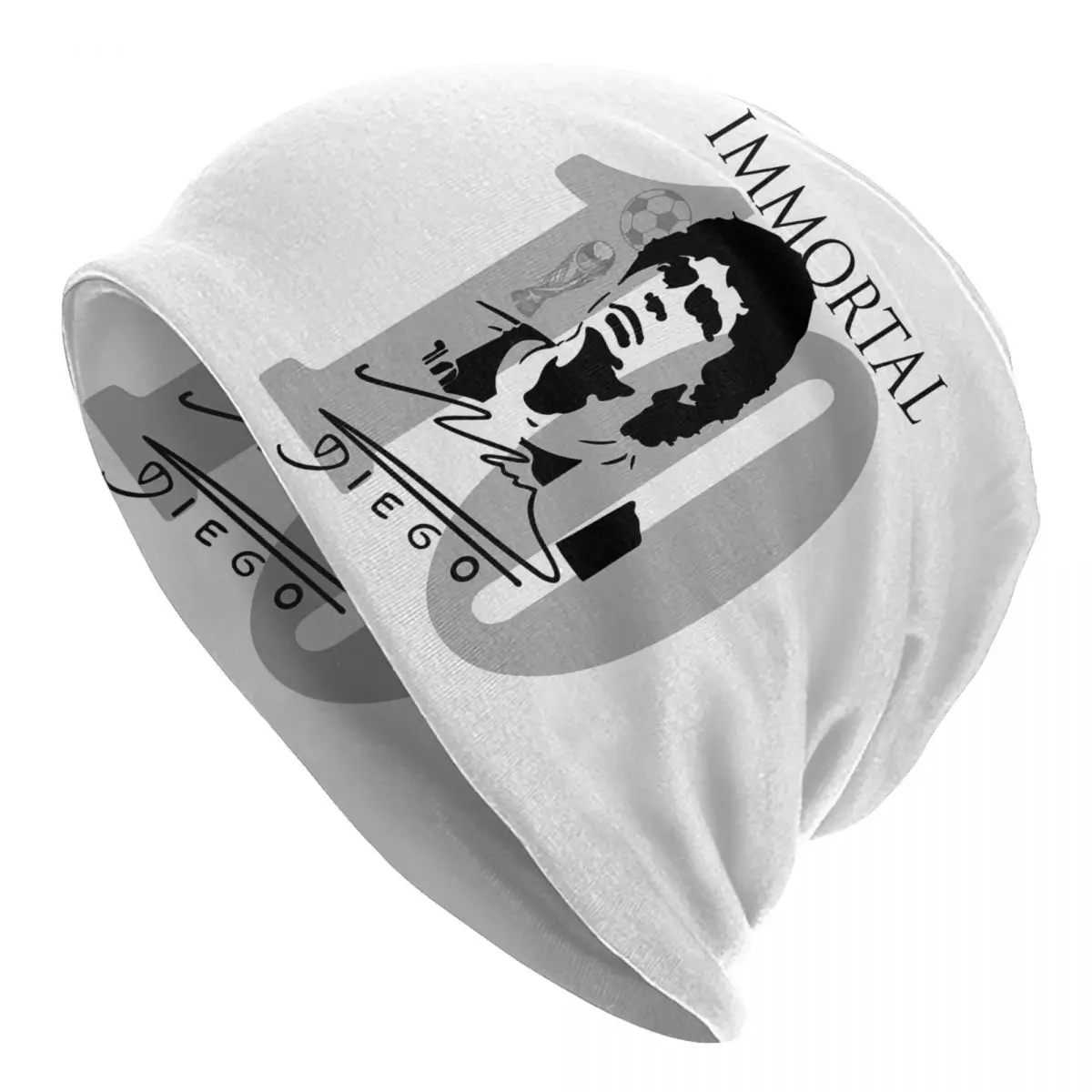 

Argentina Soccer Legend Soccer D10s Diego Maradona Bonnet Hat Knitting Hats Men Women Hip Hop Unisex Adult Winter Beanies Cap