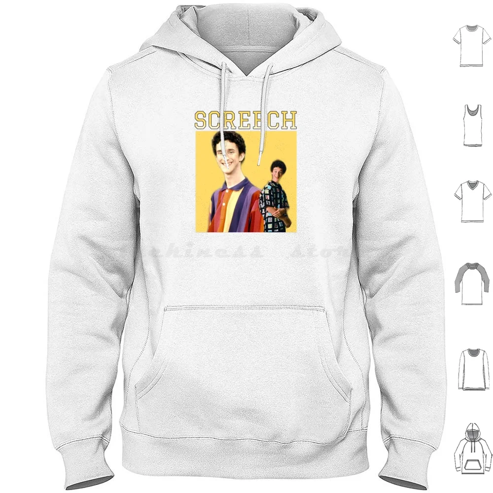 

Толстовки с длинным рукавом и надписью Screech, сохраненные The Bell S Tv Show