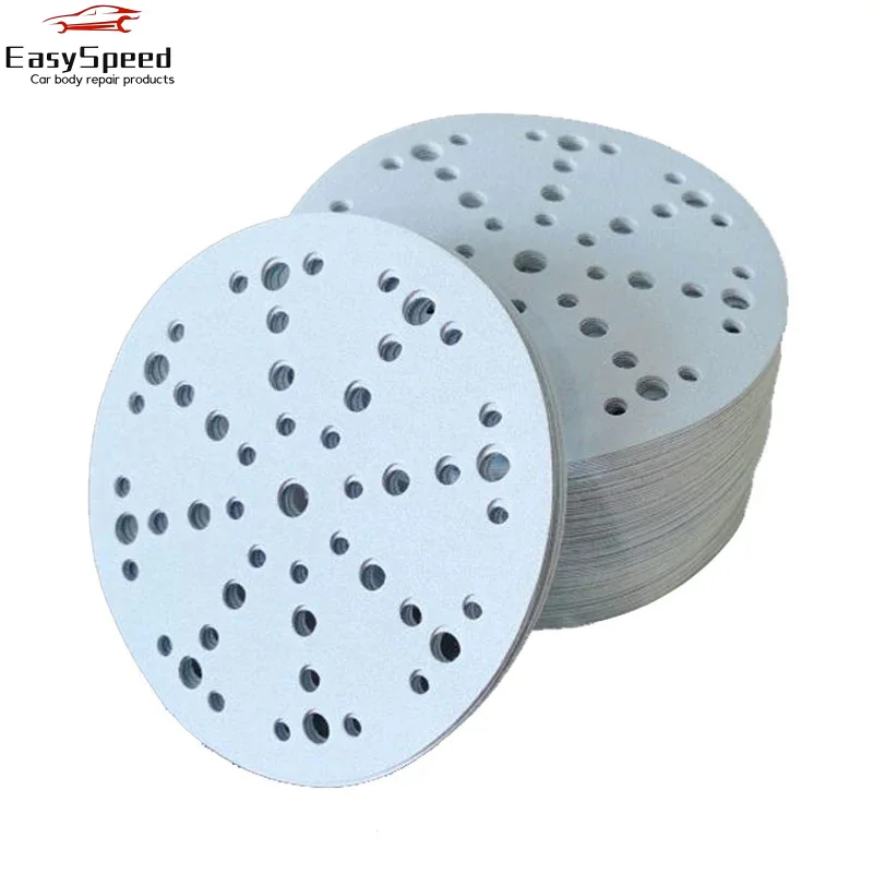 Наждачная бумага с гранатом 6 дюймов круглая 150 мм 17/48 отверстий флокировка