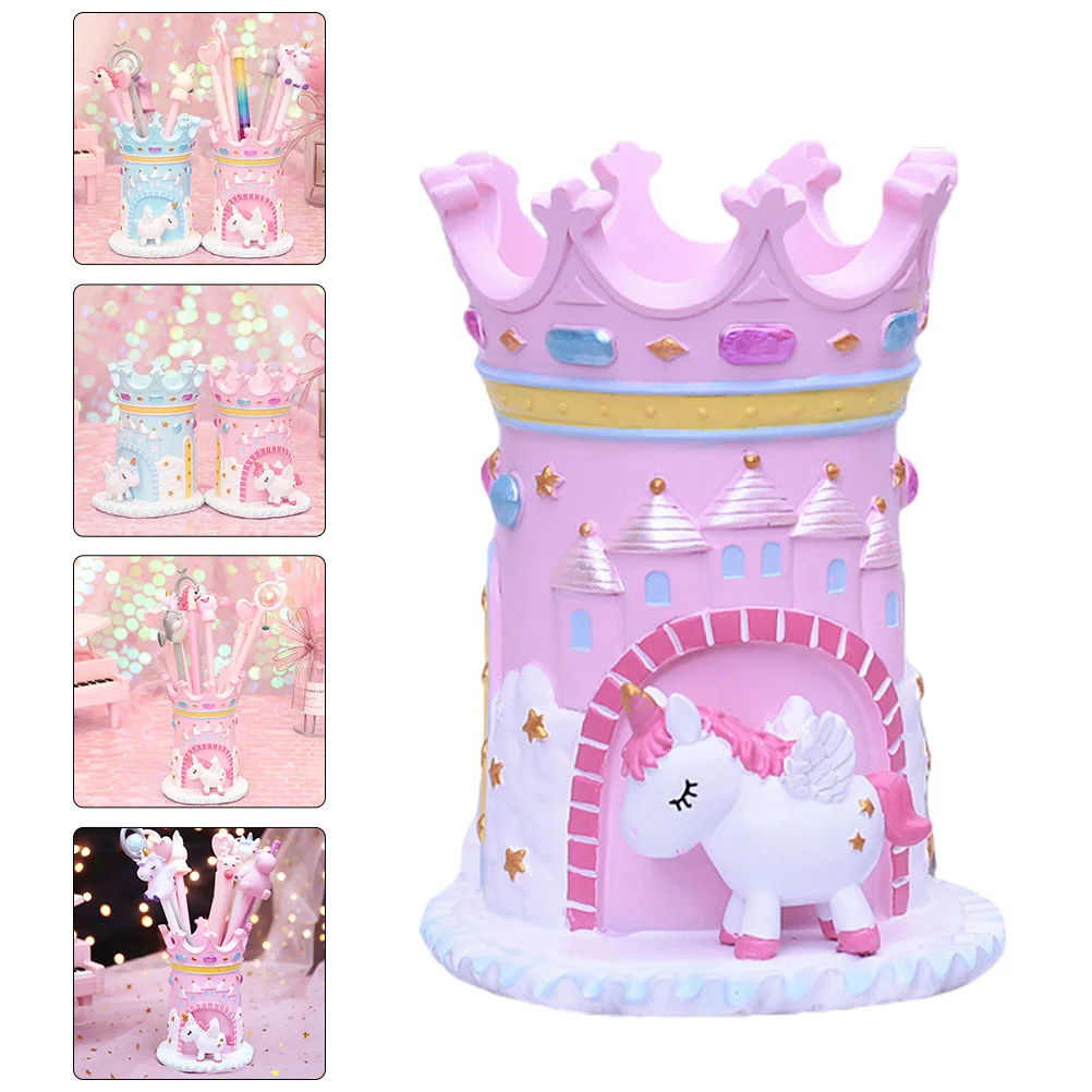 

Держатель для ручек Unicorndesk, аксессуары, органайзер, Детские кастрюли, кастрюля, органайзер для хранения кистей, настольный контейнер для сту...