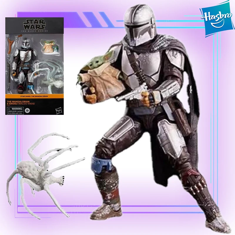 Hasbro StarWars The Mandalorian Snow Cover Spider 6 Inch Model Anime Hero Robot Animated Characters Baby Kids Toys Free Shipping