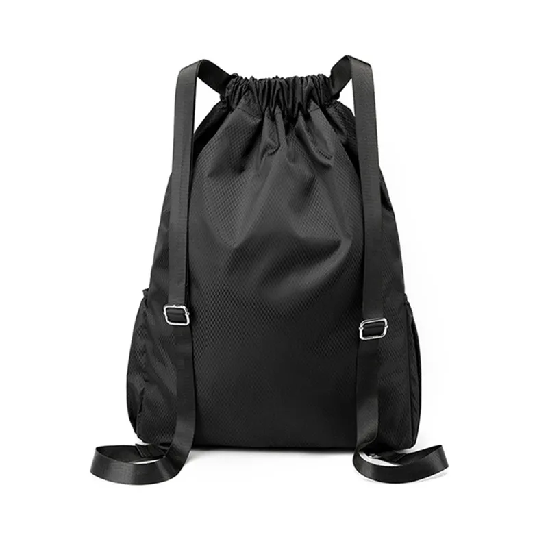 Women's Sports Bags For Men Fitness Large Drawstring Luggage Travel Big Shoe Shoulder Pocket Waterproof Female Backpack Gym Yoga