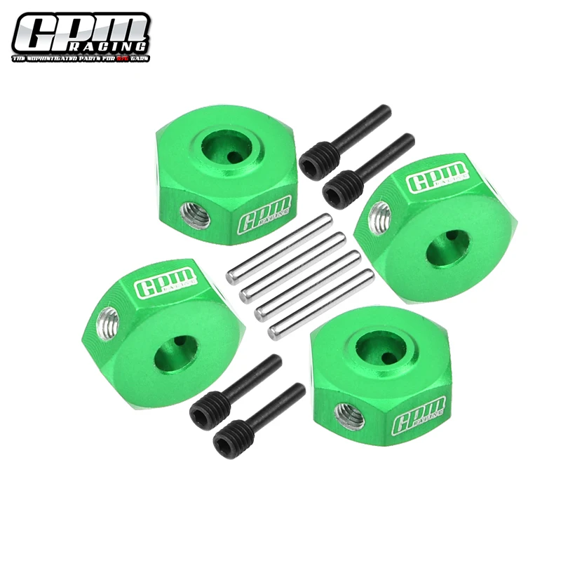 GPM Алюминиевые шестигранные переходники 12 мм для Megalodon 1/18 LOSI