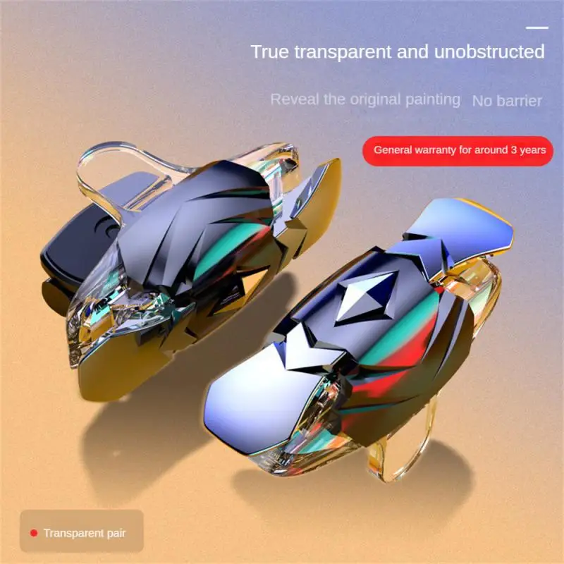 

Zinc Alloy For Gamers Aim Shoot Button Transparent Key Shooter Portable Mechanical Controller Triggers Gaming Accessories 2023