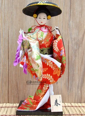 

Japanese Geisha Doll Kimono Doll Desktop Decoration Home Decor Ornaments Japanese Type Princess Doll Gifts Toy For GirlsZL213
