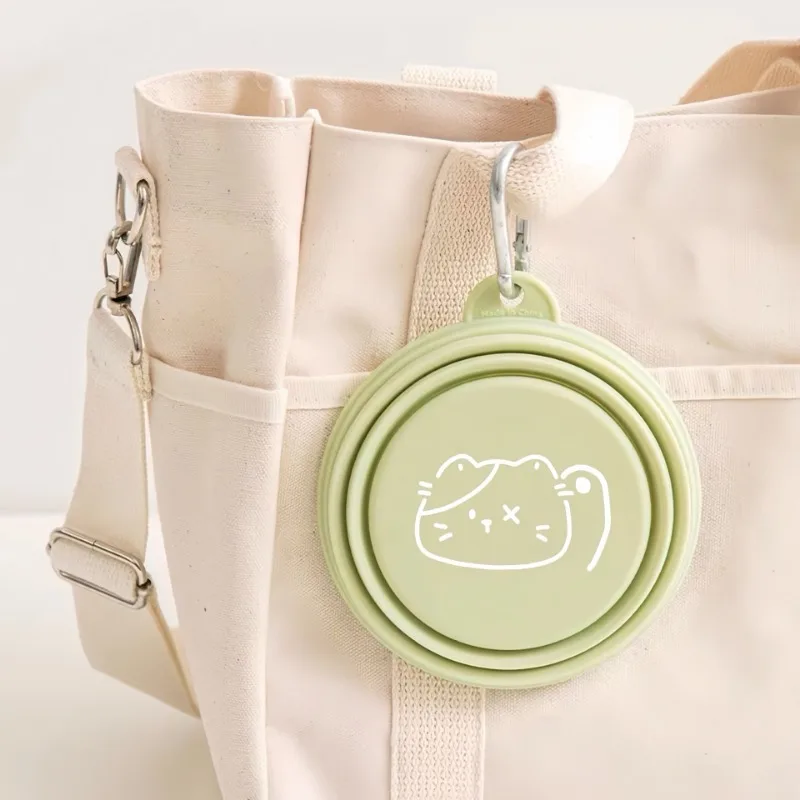 Складной портативный контейнер для воды собак и домашних животных