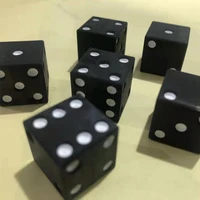 standard vip oem dice adult 19mm casino dice games cnc milling machining carbon fiber dice for backgammon yahtzee craps dice