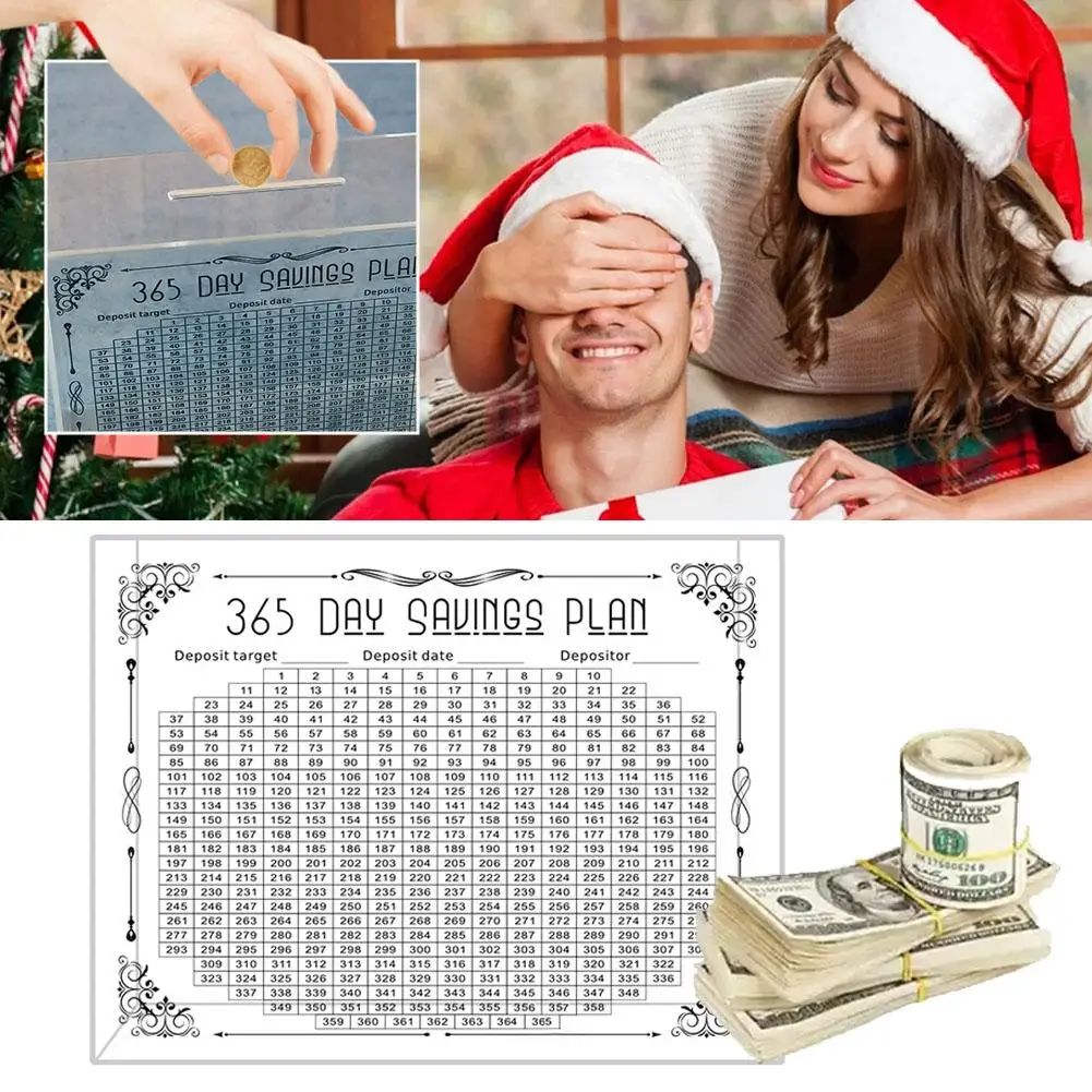 

Acrylic Money Bank Large Capacity Enter Only Money Saving Storage Birthday Transparent Gifts Money Box Challenge Goal Box R1D6