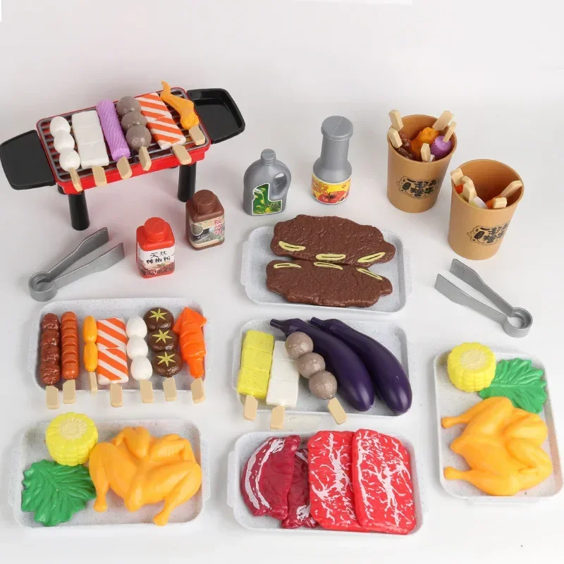 55 шт./набор Детские шашлыки для гриля и барбекю