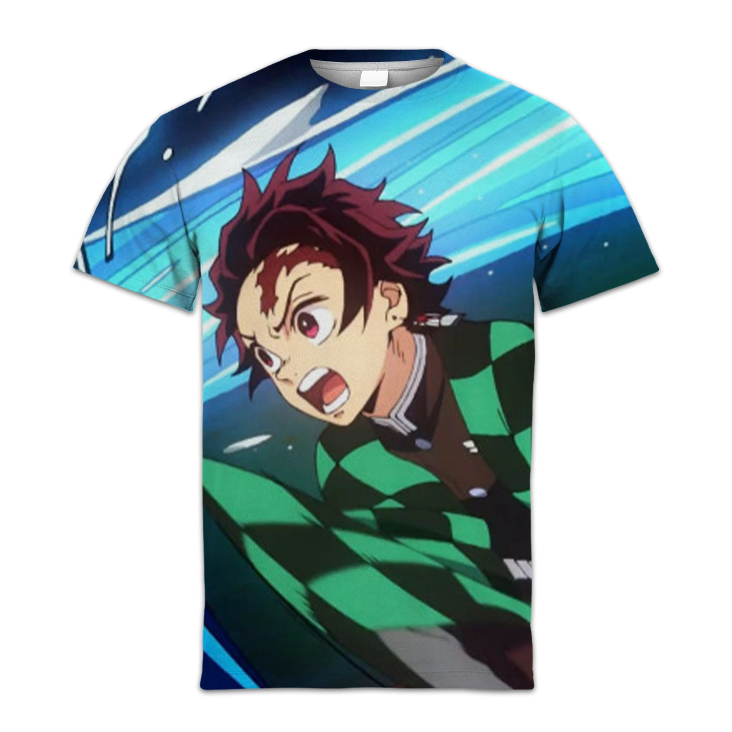 

Demon Slayer Printed T-shirts 2022 New Short Sleeve Personality Fashion Unisex Top Casual Crewneck Cartoon Children's Clothing