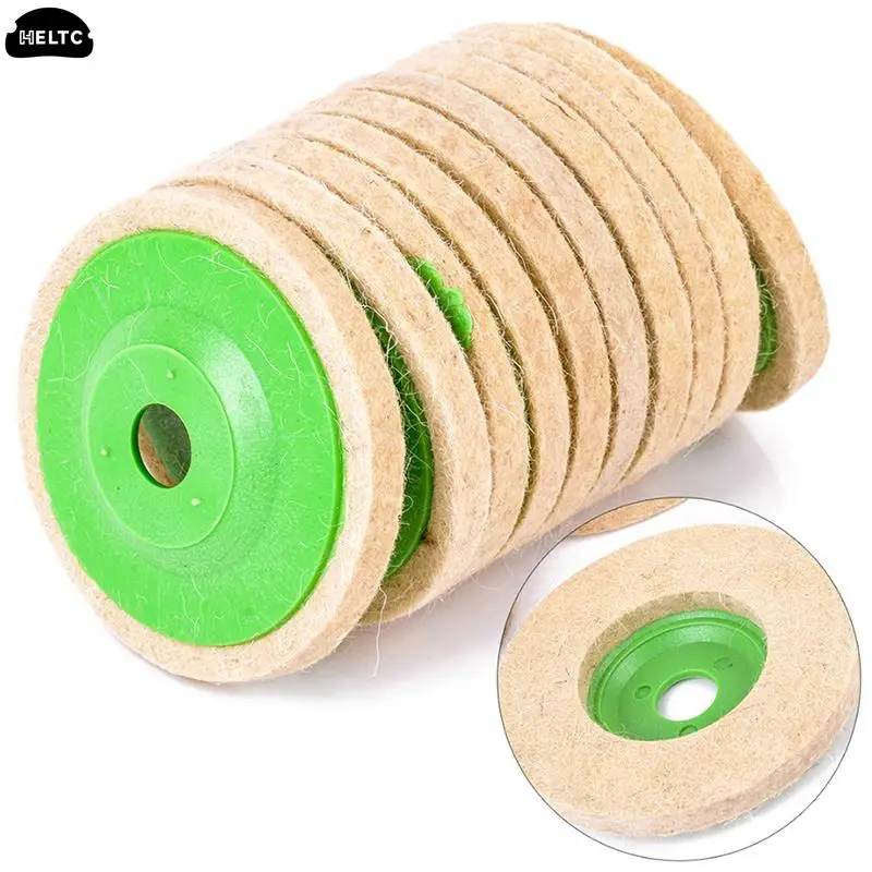 

100mm Wool Felt Polishing Grinding Wheel Pad Angle Grinder Buffing Wheels For Metal Marble Glass Ceramics Polishing Wheel