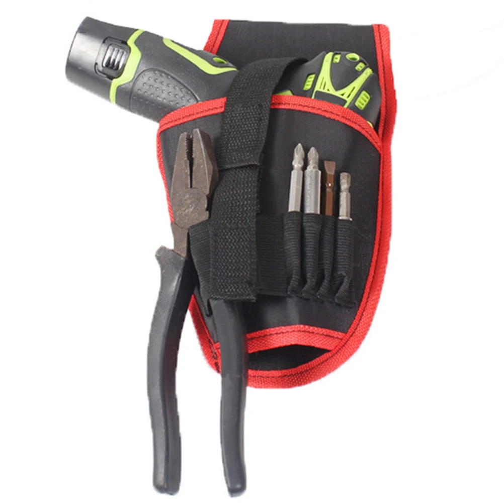 

Portable Heavy-duty Drill Holster Tool Belt Pouch Waist Bag Drill Tool Storage Bags Cordless Electrician Tool Bag