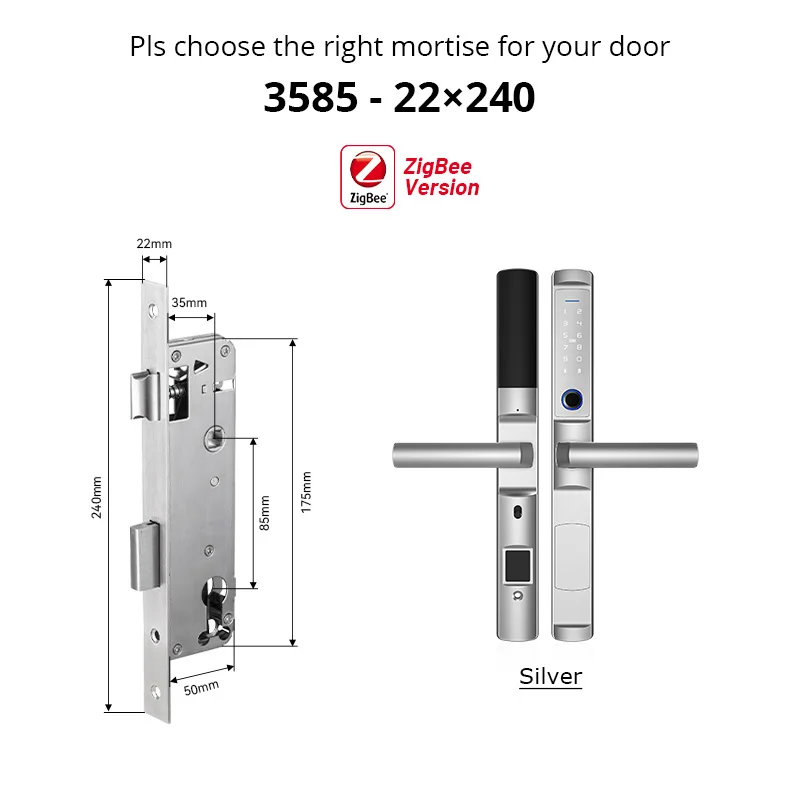

Смарт-замок Catchface TUYA Zigbee для двери