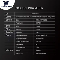 Портативная игровая консоль POWKIDDY + 3000 игр#5