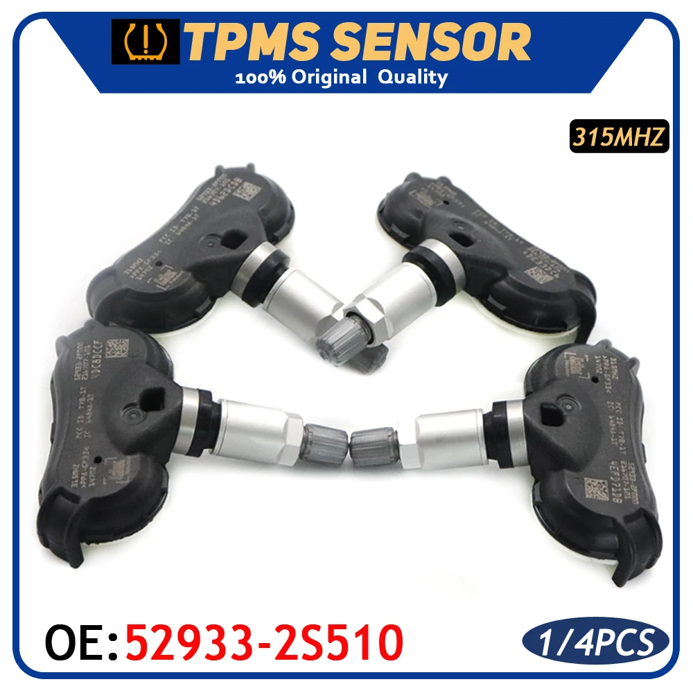 Автомобильный TPMS датчик давления в шинах 52933-2S510 для HYUNDAI TUCSON KIA SPORTAGE 2014-2016 315 МГц 529332S500