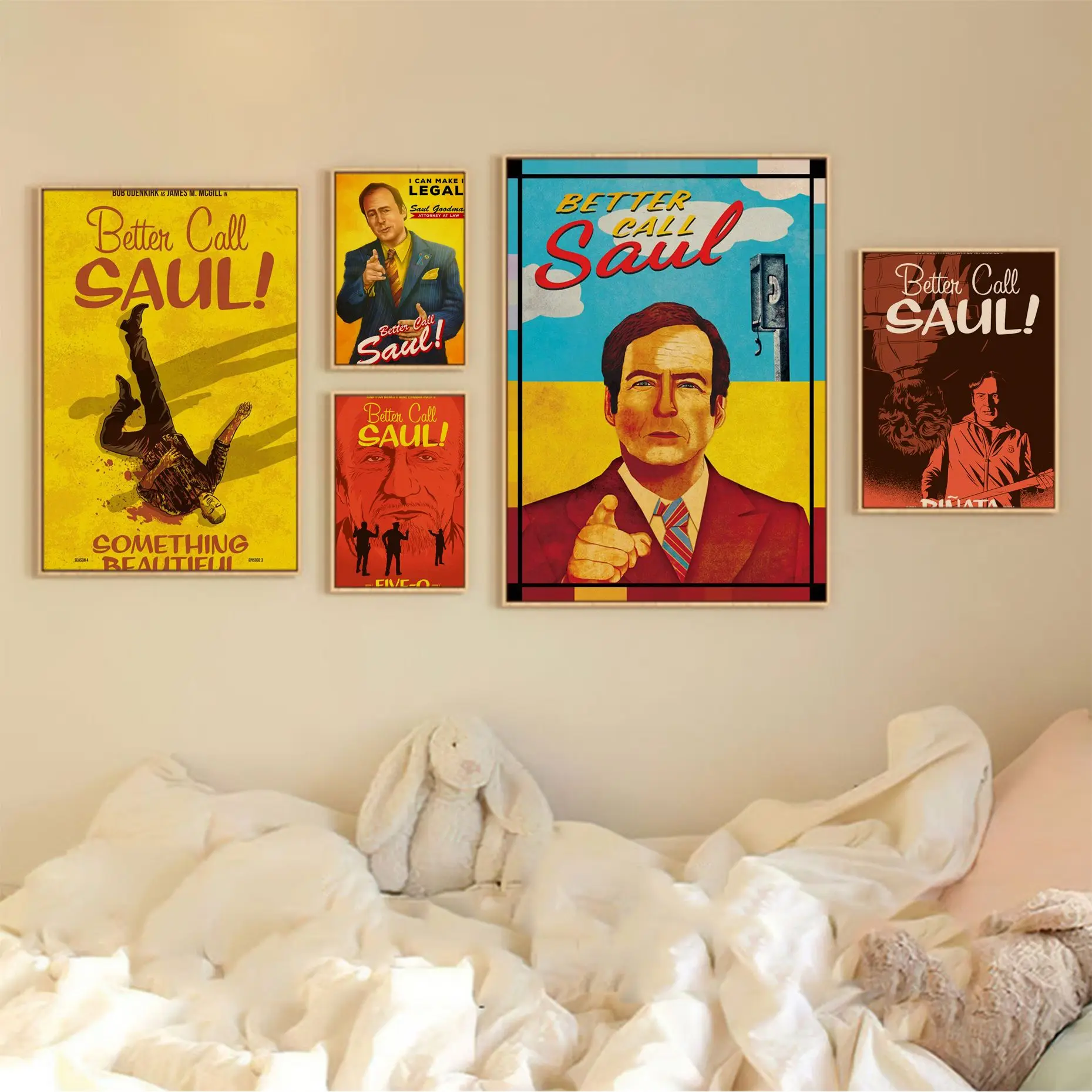 

Better Call Saul Anime Posters Wall Art Retro Posters for Home Kawaii room decor