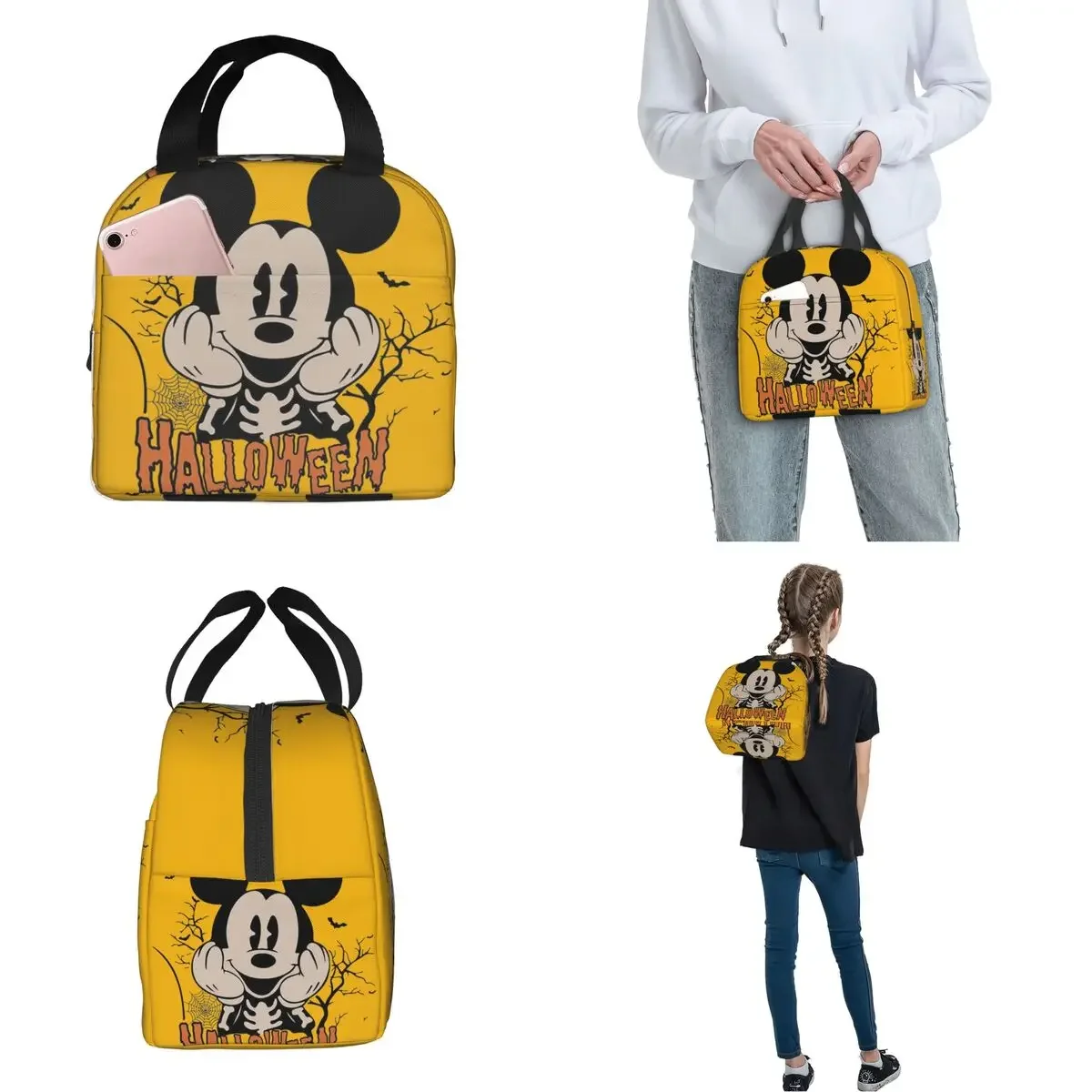 Изолированная Сумка Для Обеда На Тему Хэллоуина С Микки Маусом