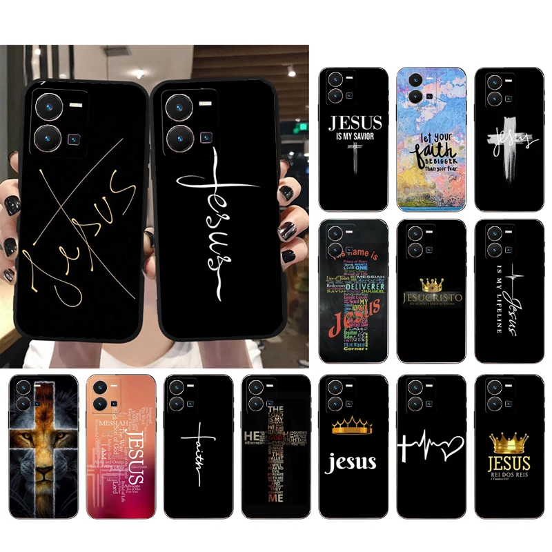 

Phone Case For VIVO Y53S Y33S Y22S Y11S Y31 Y21 Y70 Y20 Y21S Y72 Y35 Y51 Y01 V23E V21 V23 V21E Jesus Case