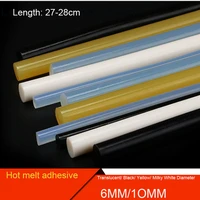 hot melt glue sticks 6mm10mm translucent strong viscosity rods for glue gun high temperature resistant hot glue 1050pcs